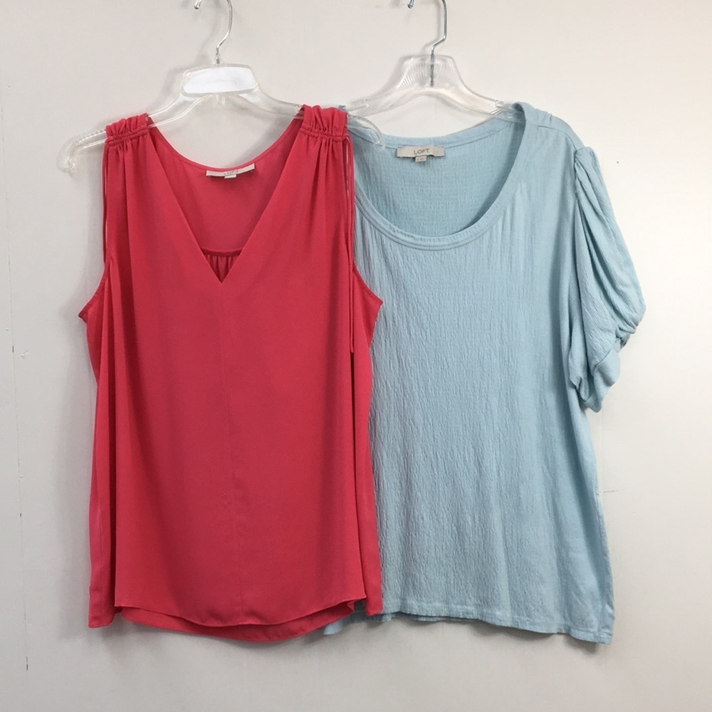Anne Taylor Loft Women's Dress or Casual Top Bundle of 2 Size XL EXCELLENT